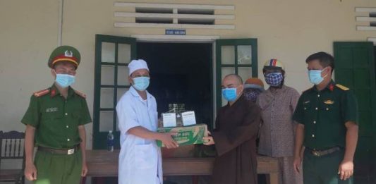 Bắc Trà My: Các chùa miền núi tham gia công tác phòng, chống dịch bệnh Covid-19