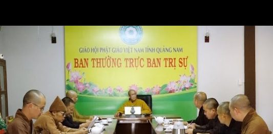 Video QCB: Ban Thường trực Ban Trị Sự Phật giáo tỉnh Quảng Nam họp triển khai Phật sự