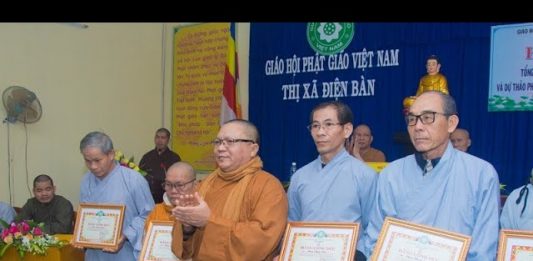 Video QCB: Ban Trị sự Phật giáo thị xã Điện Bàn tổng kết công tác Phật sự năm 2020