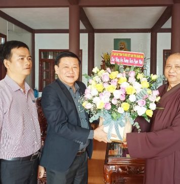 Lãnh đạo Ủy ban MTTQ Việt Nam tỉnh Quảng Nam thăm, chúc Tết Tân Sửu 2021 các cơ sở Phật giáo