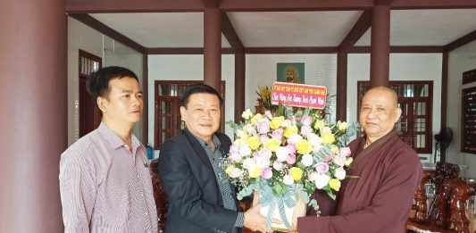 Lãnh đạo Ủy ban MTTQ Việt Nam tỉnh Quảng Nam thăm, chúc Tết Tân Sửu 2021 các cơ sở Phật giáo