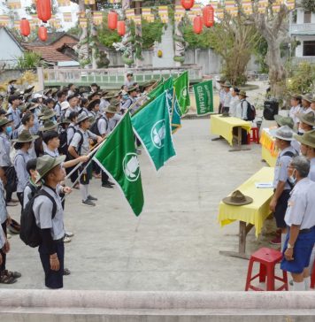 Thăng Bình: GĐPT sinh hoạt ngày Dũng với chủ đề : “Hành trình theo dấu chân Phật” tại chùa Ngọc Sơn
