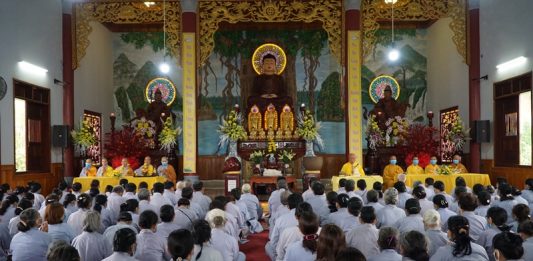 Đại Lộc: BTS PG huyện tổ chức khóa tu bát quan trai tập trung tại chùa Bửu Hiệp