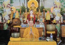 Phú Ninh: Lễ vía Đức Bồ tát Quán Thế Âm, Đại đức Thích Thiện Xuân thuyết giảng tại chùa Trân Bửu