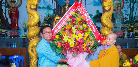 Điện Bàn: Lễ nhập tự tại chùa Liên Hoa, phường Điện An