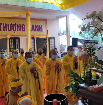 Núi Thành: BTS PG huyện viếng tang Thượng tọa Thích Hạnh Thắng tại TP.Đà Nẵng