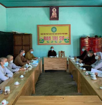 Phú Ninh: Họp bàn về công tác tổ chức An cư kiết hạ PL. 2565