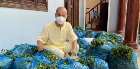 Thăng Bình: Chùa Ngọc Sơn hỗ trợ người dân TP. Đà Nẵng trong đại dịch Covid-19