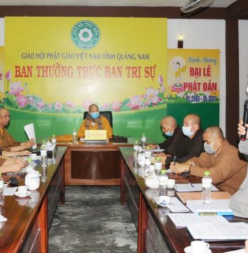 Thành lập Ban Tổ chức Đại hội Đại biểu GHPGVN tỉnh Quảng Nam nhiệm kỳ (2022 – 2027)