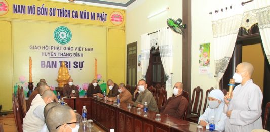 Thăng Bình: BTS PG huyện họp tổng kết công tác Phật sự năm 2021