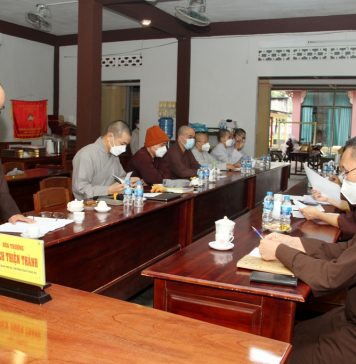 Tiểu ban Nội dung họp phiên đầu tiên chuẩn bị cho công tác Đại hội Phật giáo tỉnh Quảng Nam nhiệm kỳ 2022-2027