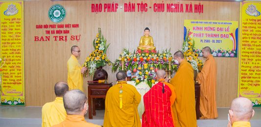 Điện Bàn: Lễ kỷ niệm Đức Phật Bổn sư Thích Ca thành đạo