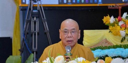 Trung ương GHPGVN hướng dẫn tấn phong giáo phẩm tại Đại hội Phật giáo toàn quốc lần thứ IX