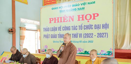 Đoàn Trung ương GHPGVN thăm, chỉ đạo công tác tổ chức Đại hội đại biểu Phật giáo tỉnh Quảng Nam lần VI