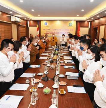 Trung ương GHPGVN, Hội Liên hiệp Thanh niên VN ký kết chương trình phối hợp giai đoạn 2022-2025