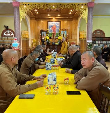 Tam Kỳ: Đúng 8 giờ sáng mai (20-4 ÂL), chư Tăng sẽ chính thức tác pháp kiết giới An cư tại Tổ đình Tịnh Độ