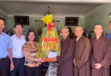 Ban Dân vận Tỉnh ủy Quảng Nam thăm, chúc mừng BTS PG TP. Hội An nhân dịp đại lễ Phật đản PL. 2566