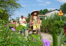 Duy Xuyên: Chùa Trà Nam diễu hành xe đạp kính mừng Phật đản PL.2566.