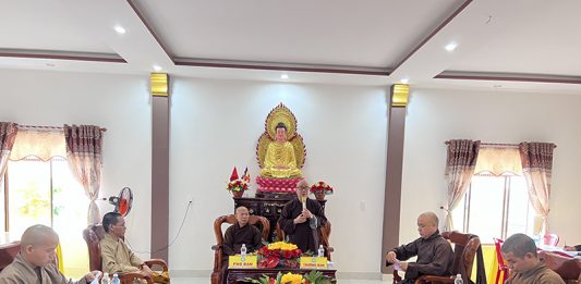 Quế Sơn: Họp tổng kết đại lễ Phật đản PL. 2566 và triển khai Phật sự