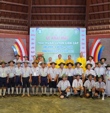 Duy Xuyên: Khai mạc trại huấn luyện liên cấp Anoma – Ni Liên và Lộc Uyển