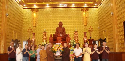 Ban Thông tin Truyền thông Phật giáo tỉnh Quảng Nam thăm chư tôn đức, Phật tử thành viên bảo trợ