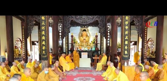 Video QCB: Ban Trị sự, Ban Tăng sự PG Quảng Nam thăm các trường hạ phía Bắc