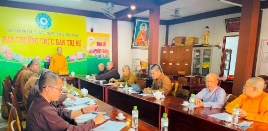 Ban Thường trực BTS PG tỉnh Quảng Nam họp triển khai công tác tổ chức Đại hội Đại biểu Phật giáo tỉnh lần thứ VI, nhiệm kỳ 2022 – 2027