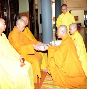 Tam Kỳ: Kết thúc khóa bồi dưỡng Luật học tại đạo tràng an cư Tổ đình Tịnh Độ