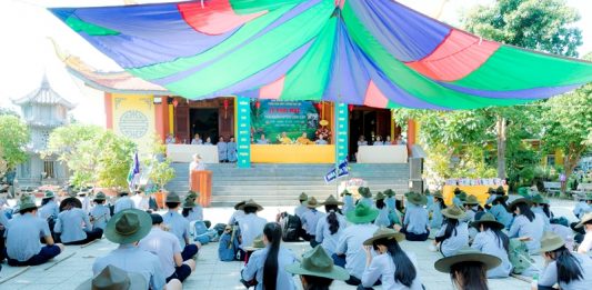 Đại Lộc: GĐPT huyện khai mạc trại huấn luyện liên cấp Anoma-Lộc Uyển-Tuyết Sơn
