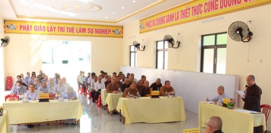 Núi Thành: BTS PG huyện họp triển khai công tác Phật sự 6 tháng cuối năm 2022