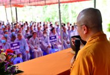 Phú Ninh: Khóa tu “Tăng trưởng thiện nghiệp” tại chùa Minh Cẩm