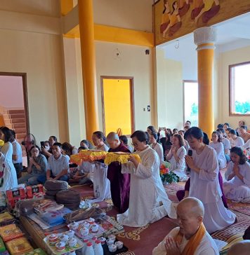 Điện Bàn: Lễ dâng y Tắm mưa tại chùa Thái Bình