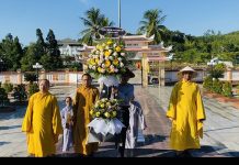 Tiên Phước: Phật giáo huyện viếng hương nghĩa trang nhân kỷ niệm 75 năm ngày thương binh liệt sĩ