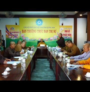 Video QCB: Ban Thường trực BTS PG tỉnh Quảng Nam họp triển khai công tác tổ chức Đại hội Đại biểu Phật giáo tỉnh lần thứ VI, nhiệm kỳ 2022 – 2027