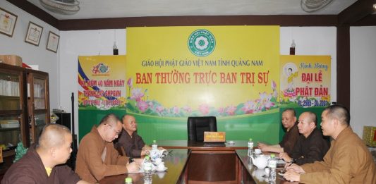 Họp giao ban giữa Tiểu ban Tổ chức Đại hội Phật giáo tỉnh Quảng Nam với Ban TTTT và Văn phòng Giáo hội