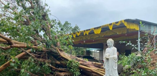 Nhiều chùa Quảng Nam mở cửa đón dân đến trú bão