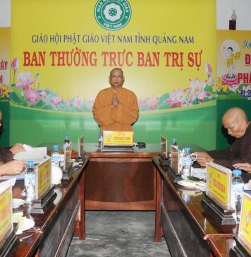 Ban Thường trực Ban Trị sự Phật giáo tỉnh Quảng Nam họp bàn thống nhất nhiều Phật sự quan trọng