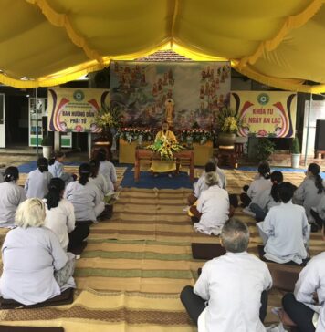 Hiệp Đức: Khoá tu” Một ngày an lạc” tại chùa Bình An