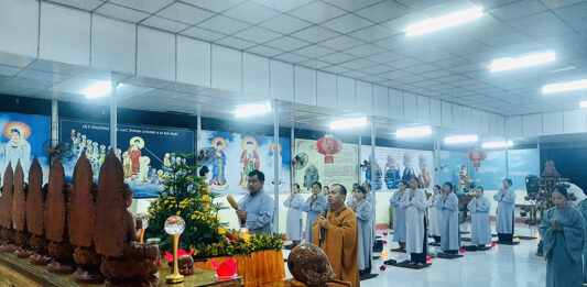 Bắc Trà My: Phật giáo huyện tổ chức khóa tu kỷ niệm ngày vía Phật A Di Đà