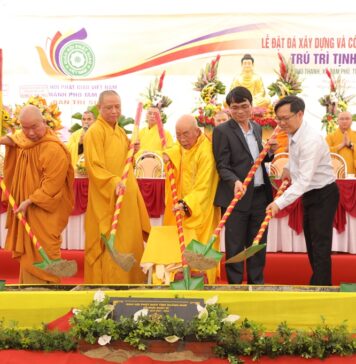 Tam Kỳ: Công bố Quyết định bổ nhiệm trụ trì và đặt đá xây dựng tịnh xá Ngọc Phú