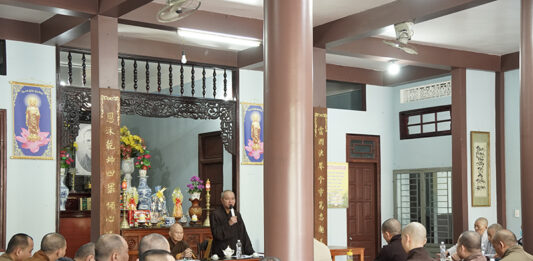 Duy Xuyên: BTS PG huyện họp triển khai công tác Phật sự 6 tháng đầu năm 2023