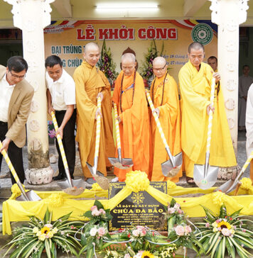 Duy Xuyên: Lễ đặt đá khởi công xây dựng chùa Đa Bảo