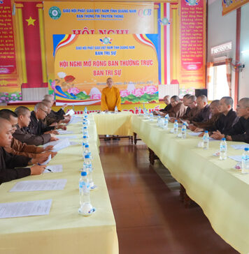 Ban Trị sự Phật giáo tỉnh Quảng Nam họp bàn triển khai công tác Phật sự trọng tâm