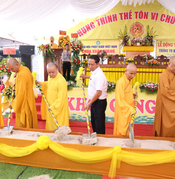 Thăng Bình: Lễ động thổ khởi công trùng tu chùa Xuân Quang