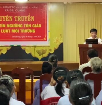 Video QCB: Đại Lộc – Tổ chức tuyên truyền Luật Tín ngưỡng Tôn giáo và Luật Môi trường đến tín đồ Phật giáo xã Đại Quang.