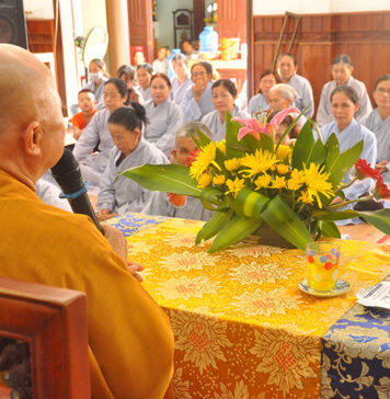 Thăng Bình: Phật tử cụm cánh Trung cộng tu một ngày an lạc tại chùa Bảo Châu