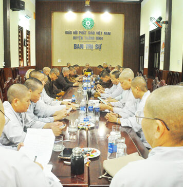 Thăng Bình: Ban Trị sự PG huyện họp triển khai Phật sự trọng tâm