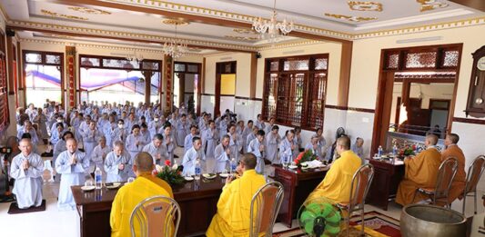 Video QCB: Thăng Bình – Các chùa cụm cánh Đông cộng tu một ngày an lạc tại chùa Phước An