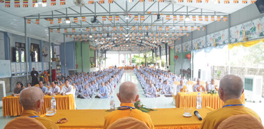 Duy Xuyên: BTS PG huyện khai mạc khóa tu An lạc lần thứ 8 tại chùa Duy Trung