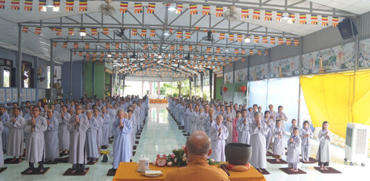 Duy Xuyên: Bế mạc khóa tu An lạc lần thứ 8